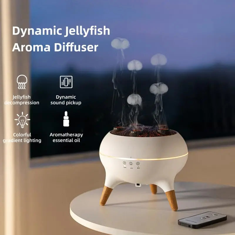 Dynamic Jellyfish Air Humidifier and Aroma Diffuser