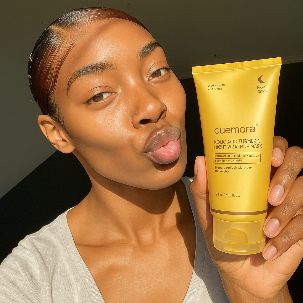 Medicube Turmeric Overnight Wrapping Peel Off Mask for glowing skin and improved elasticity.