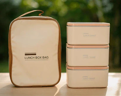 Lunch Box Set & Carry Bag