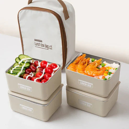 Lunch Box Set & Carry Bag
